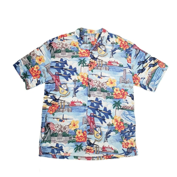 ‼️SOLD‼️ US Navy Art By Gavin Blue Angels Hawaiian - Picture 5 of 16